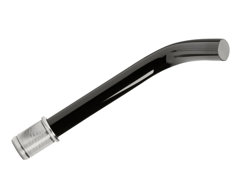Černé optické vlákno s kovovým click-clack připojením, (Ø 8 mm)