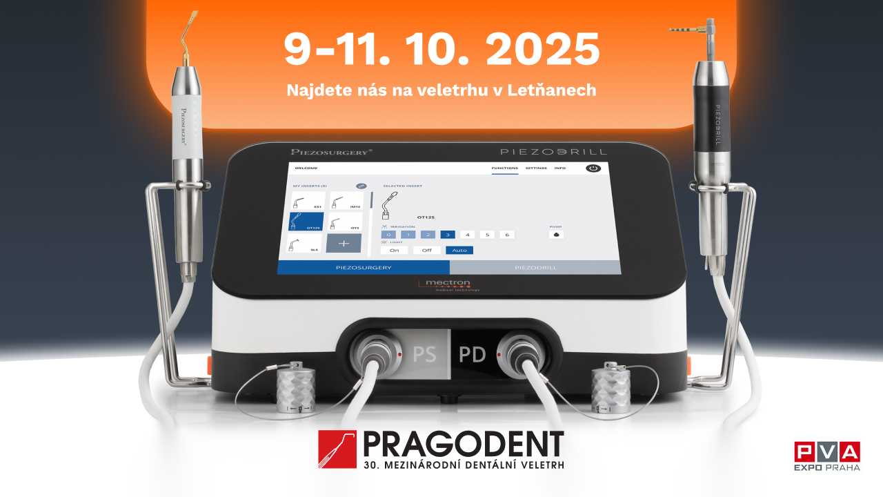 Mectron potvrzuje účast na veletrhu PRAGODENT 2025